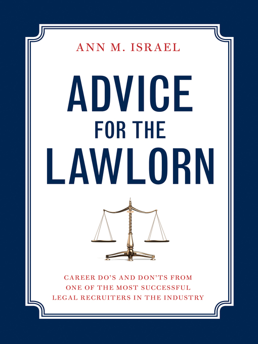 Title details for Advice for the Lawlorn by Ann M. Israel - Available